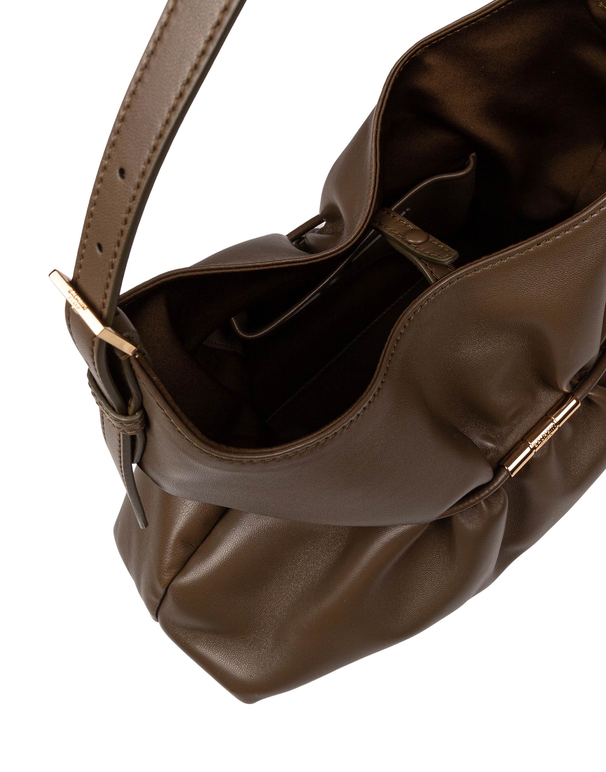 BALMAIN SPHYNX BORSA MEDIA COLORE DARK OLIVE
