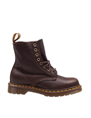 DR. MARTENS 1460 PASCAL ANKLE BOOTS IN BROWN