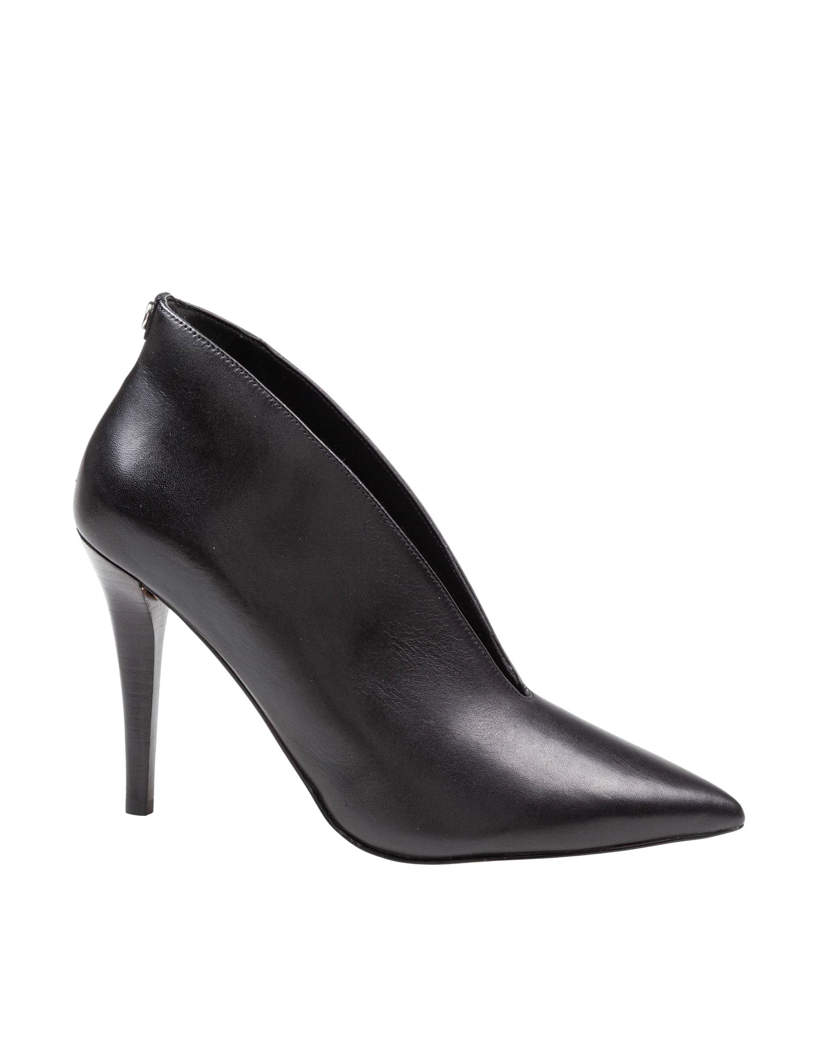 MICHAEL KORS BLACK LEATHER TONYA PUMPS