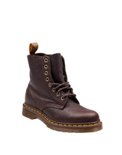 DR. MARTENS 1460 PASCAL ANKLE BOOTS IN BROWN