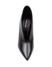 MICHAEL KORS BLACK LEATHER TONYA PUMPS