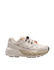 BARRACUDA SNEAKERS ROUNDONE IN TESSUTO E SUEDE COLORE MARMO