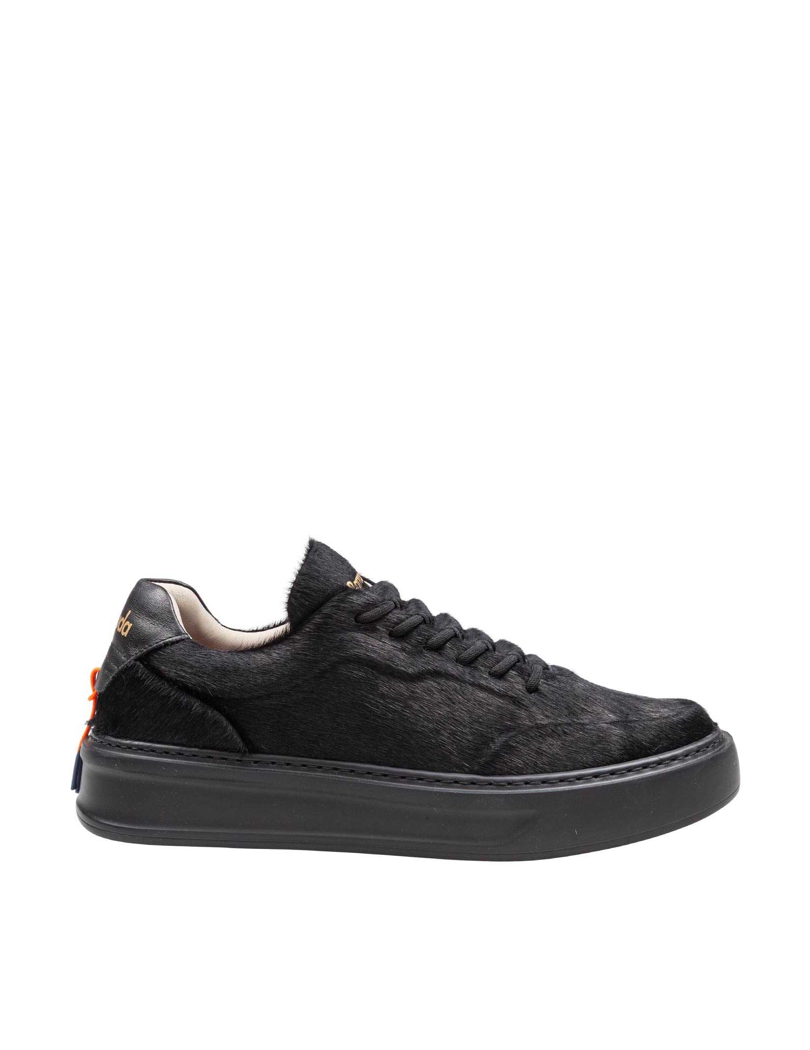 BARRACUDA SNEAKERS PHOENIX IN CAVALLINO NERO