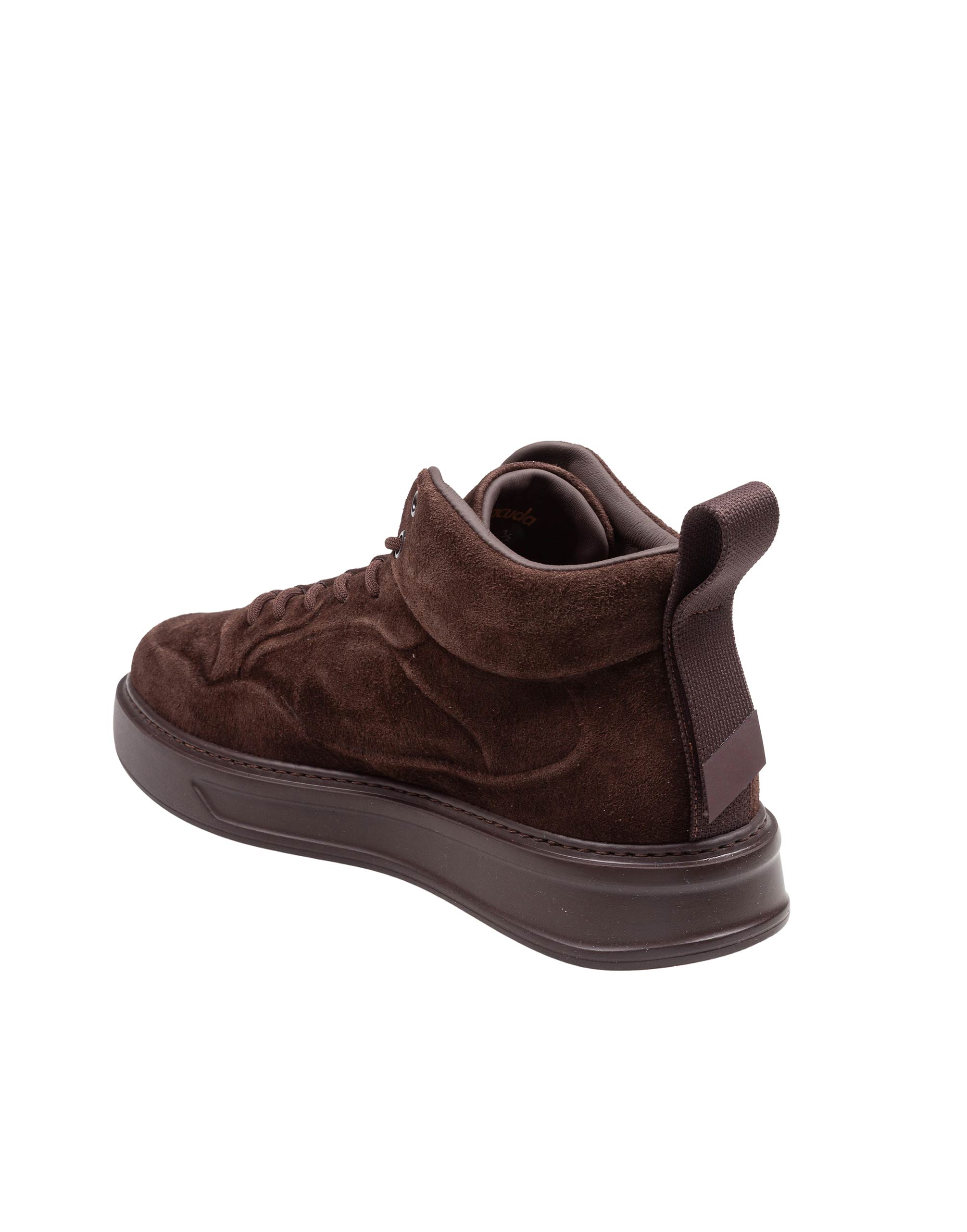 BARRACUDA SNEAKERS MID PHOENIX IN BROWN SUEDE