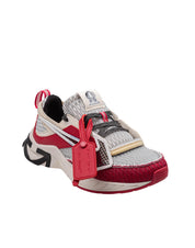 OFF WHITE SNEAKERS SPACE MEMO IN MESH ROSSO E NERO