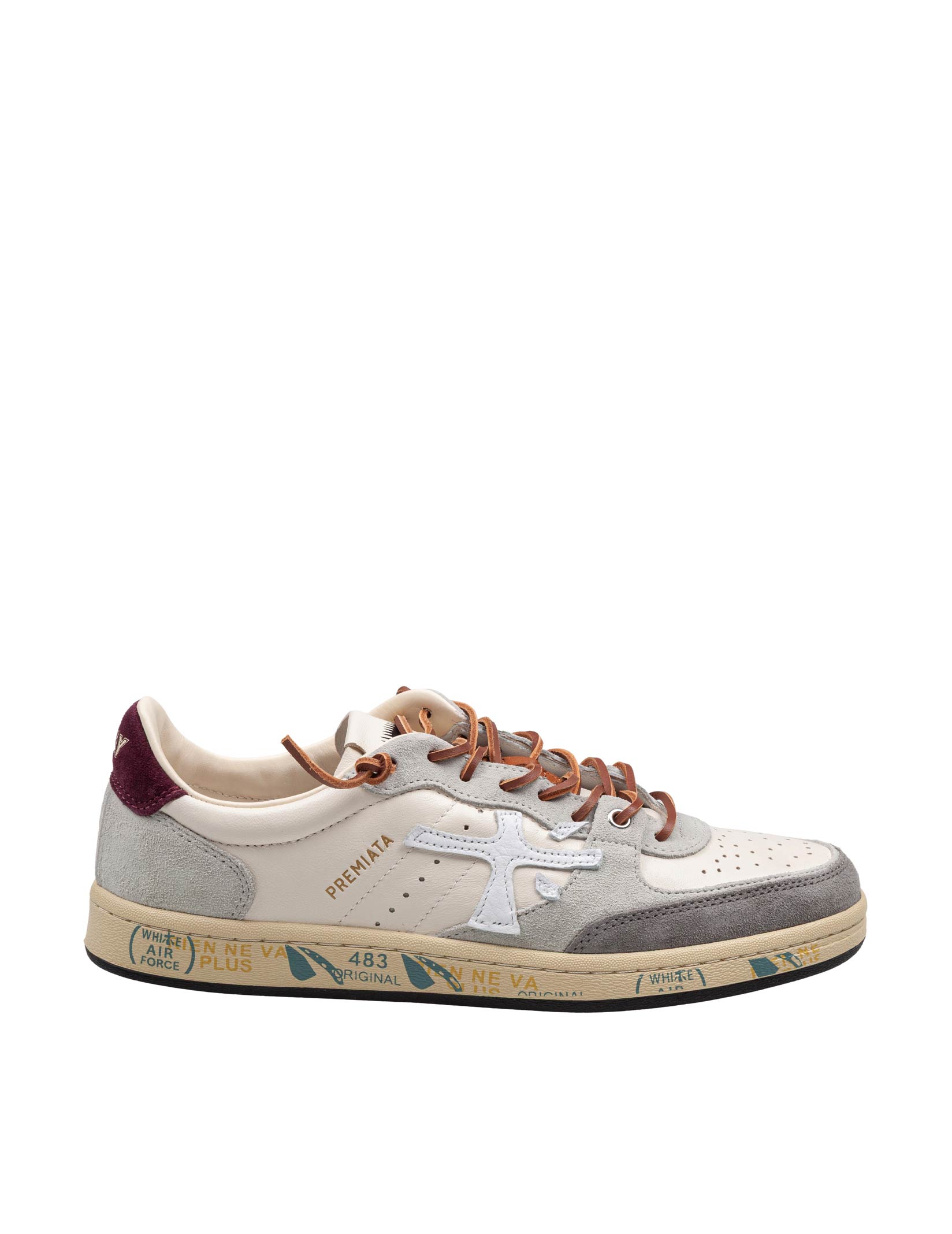 PREMIATA SNEAKERS  CLAY IN PELLE E SUEDE