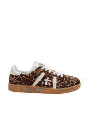 PREMIATA BONNIE SNEAKERS IN LEOPARD PRINT PONY HAIR