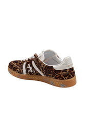 PREMIATA BONNIE SNEAKERS IN LEOPARD PRINT PONY HAIR