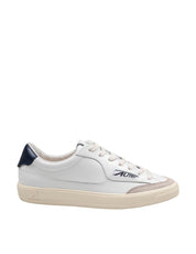 AUTRY SNEAKERS WINDSCAPE IN WHITE/BLUE LEATHER