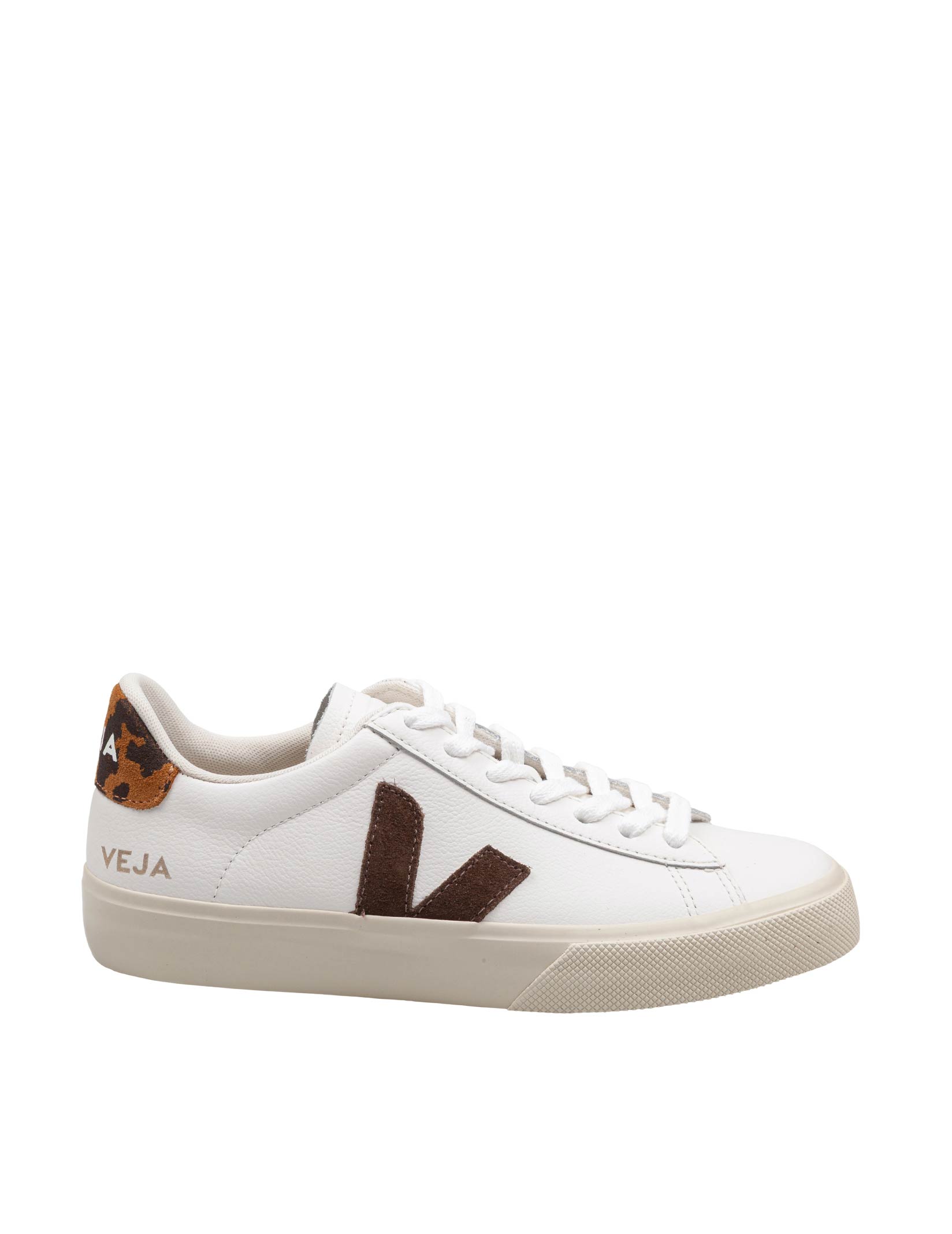 VEJA CAMPO CHROMEFREE COLORE BIANCO/CAMEL