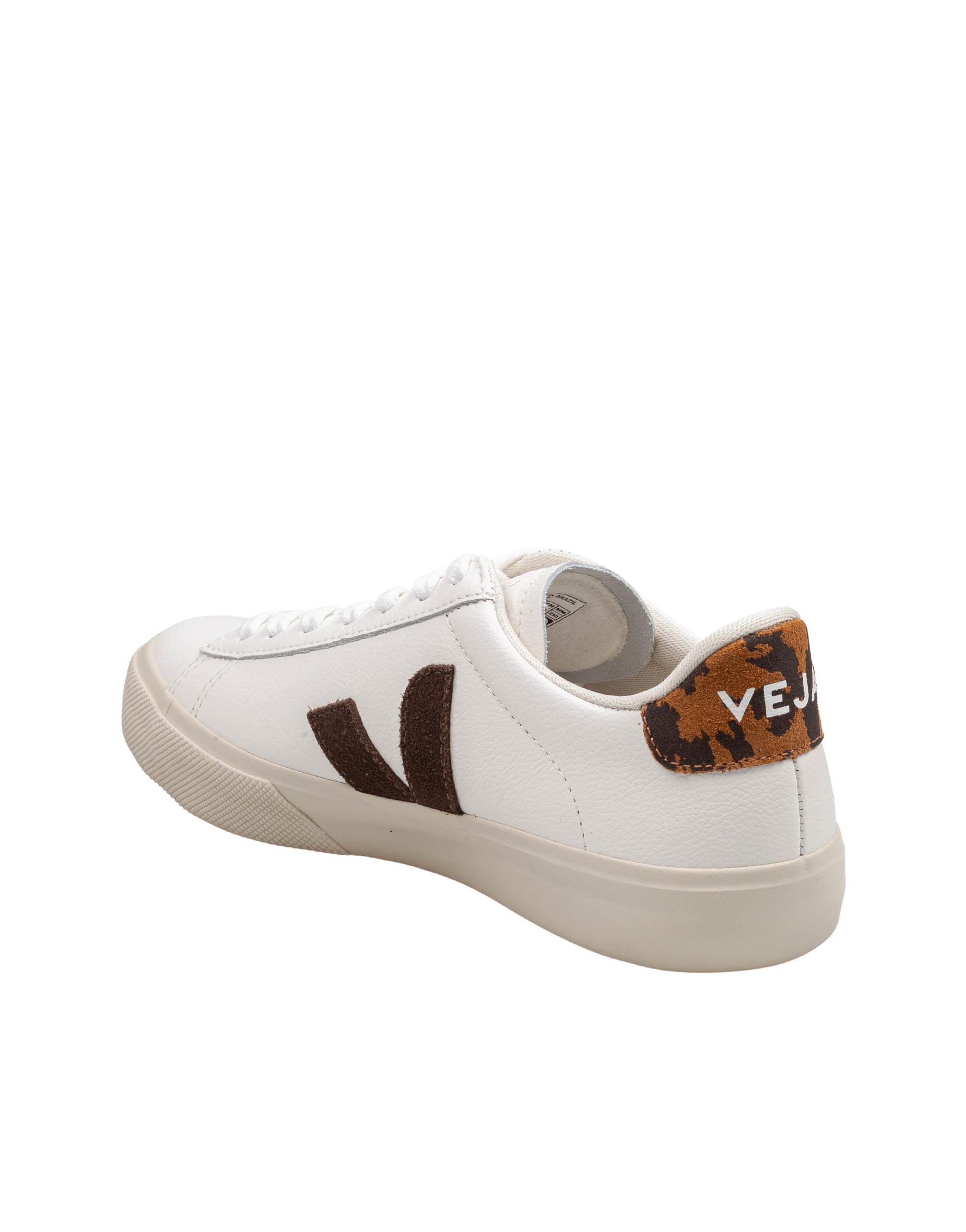 VEJA CAMPO CHROMEFREE COLORE BIANCO/CAMEL