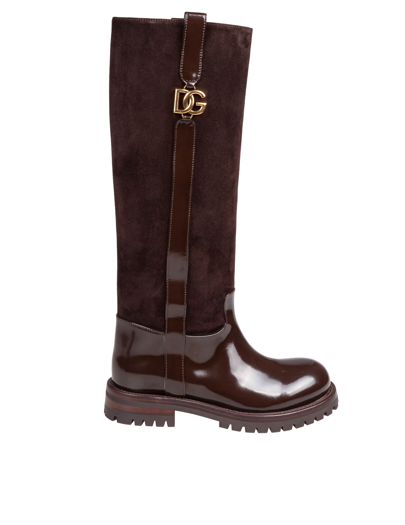 DOLCE & GABBANA STIVALE SUEDE