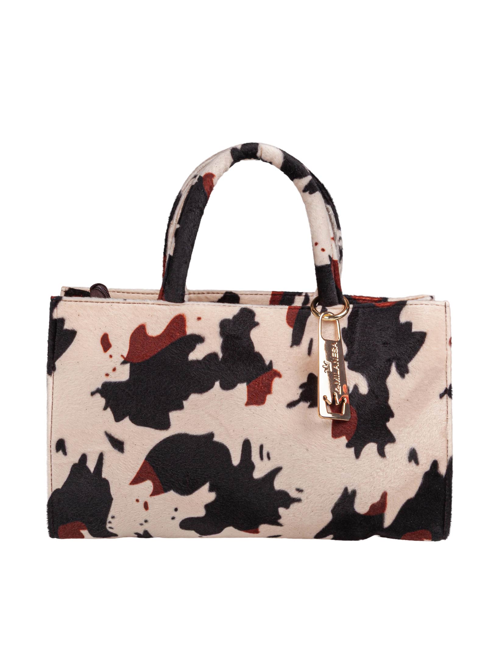 LA MILANESA MICHELA ANIMALIER HANDBAG