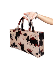 LA MILANESA MICHELA ANIMALIER HANDBAG