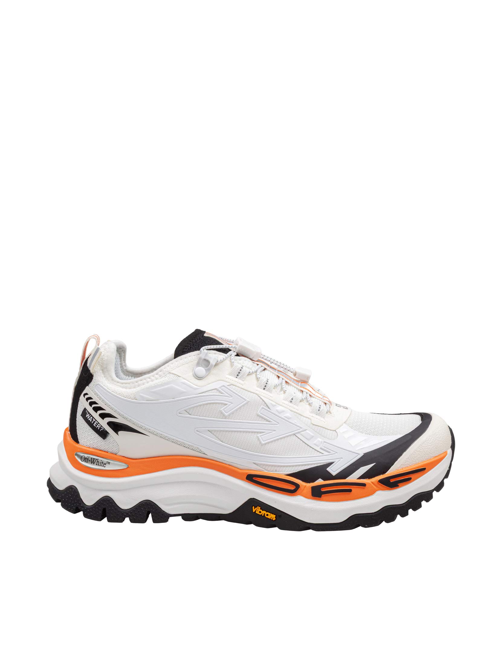 OFF WHITE SNEAKERS W-BRB TRAIL BASSE COLORE BIANCO