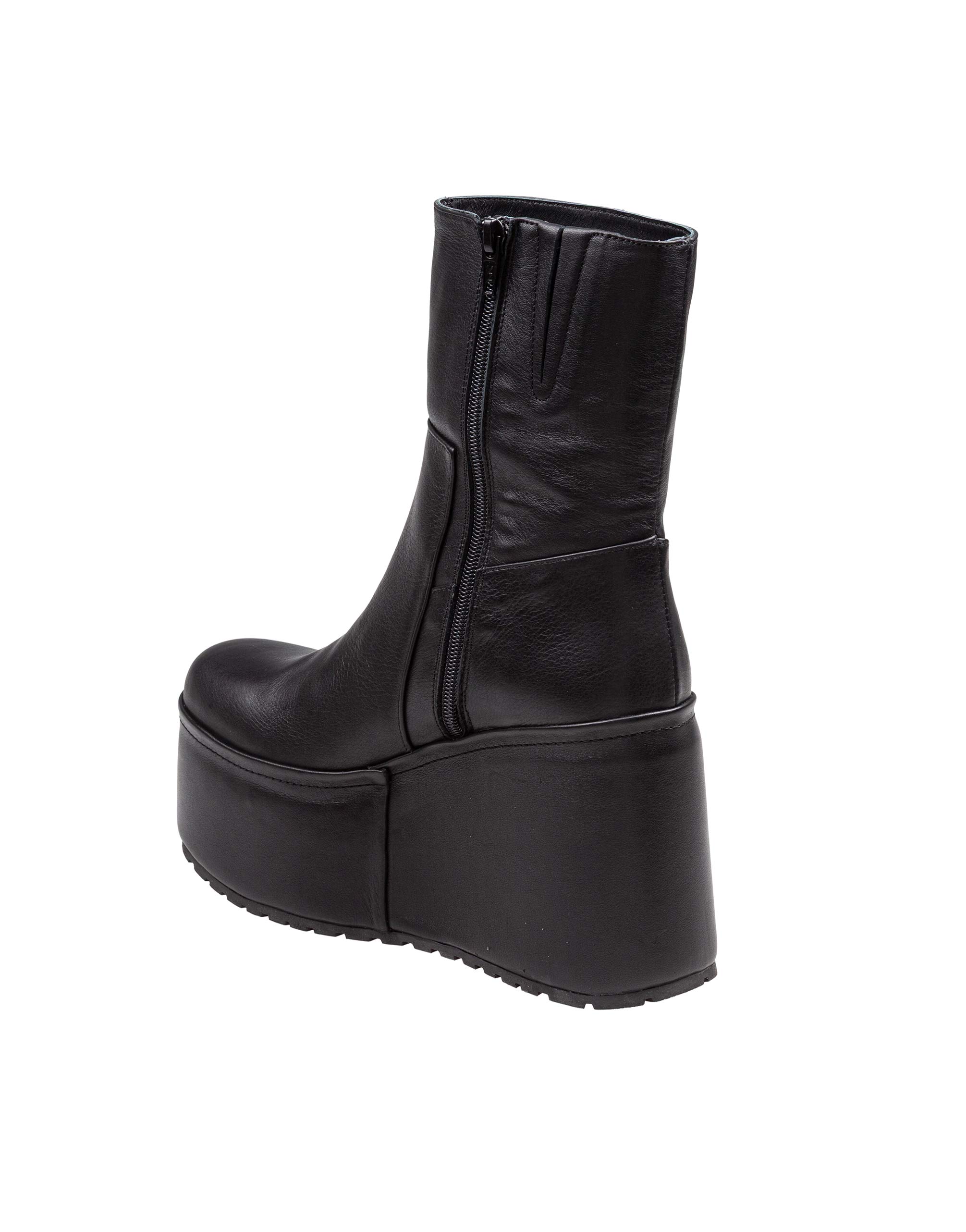 PALOMA BARCELO' STIVALETTO BARTA IN NAPPA NERO