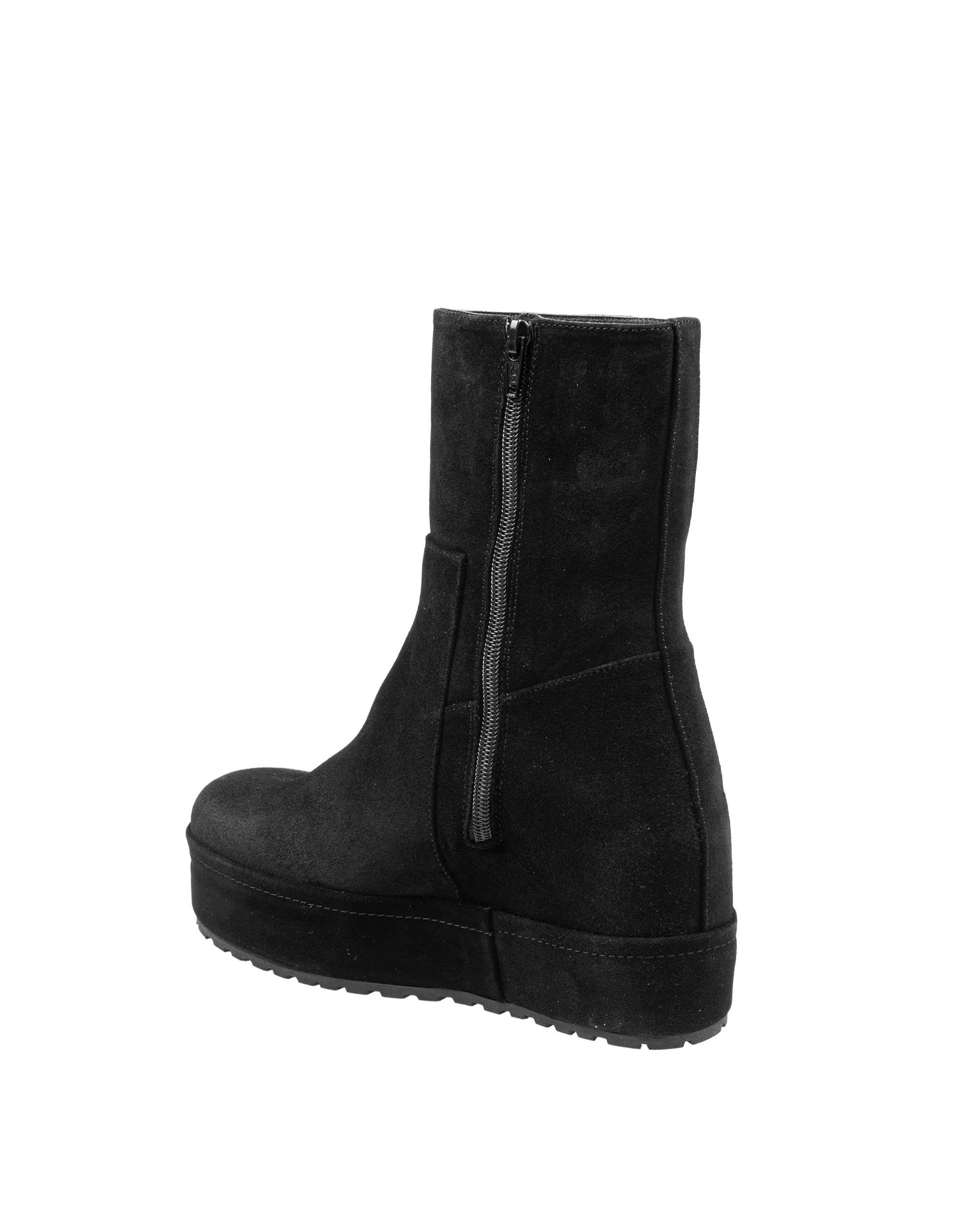PALOMA BARCELO' TRONCHETTO DISA TRACK SUEDE' COLORE NERO