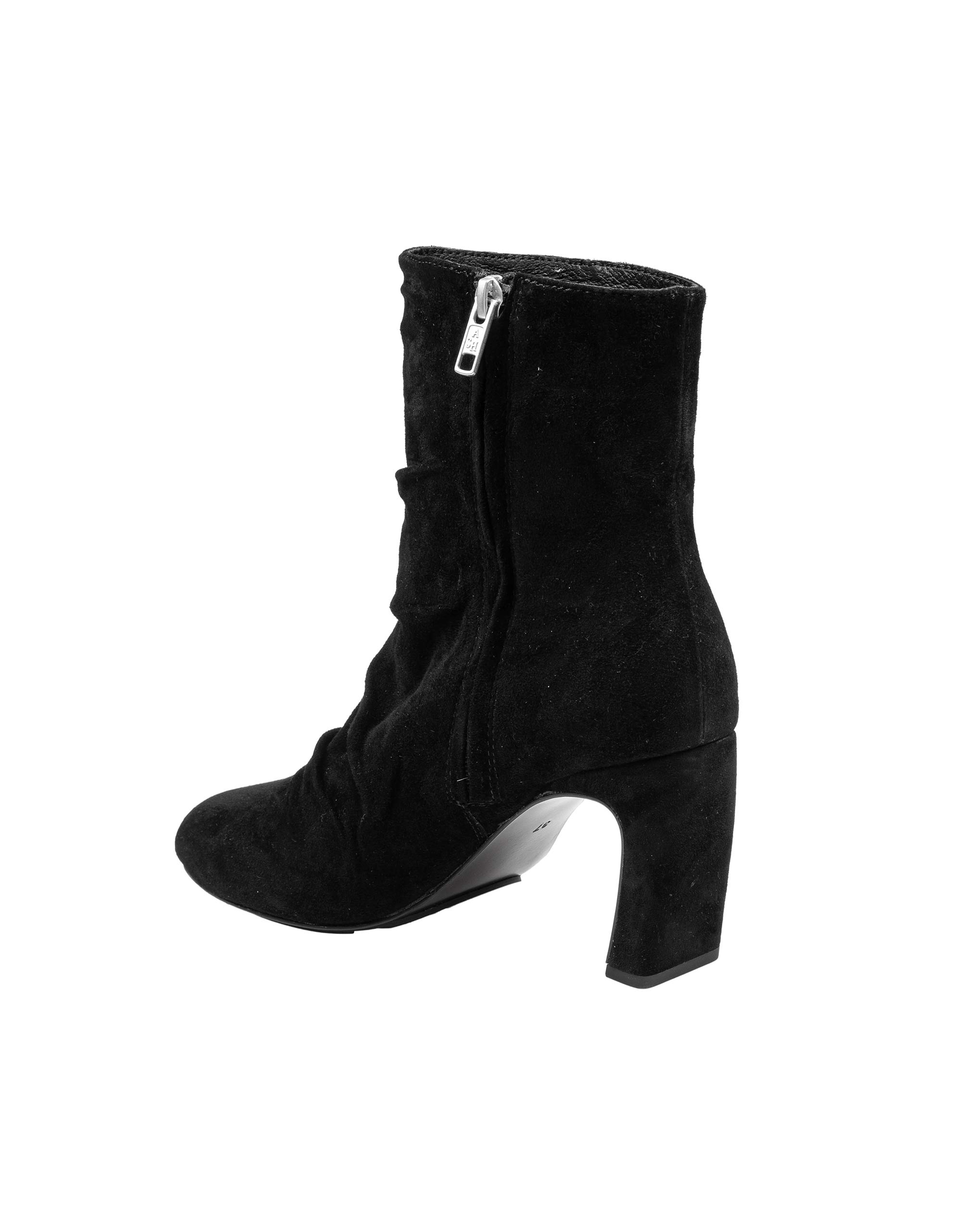 ASH ESTELLE BLACK SUEDE ANKLE BOOTS