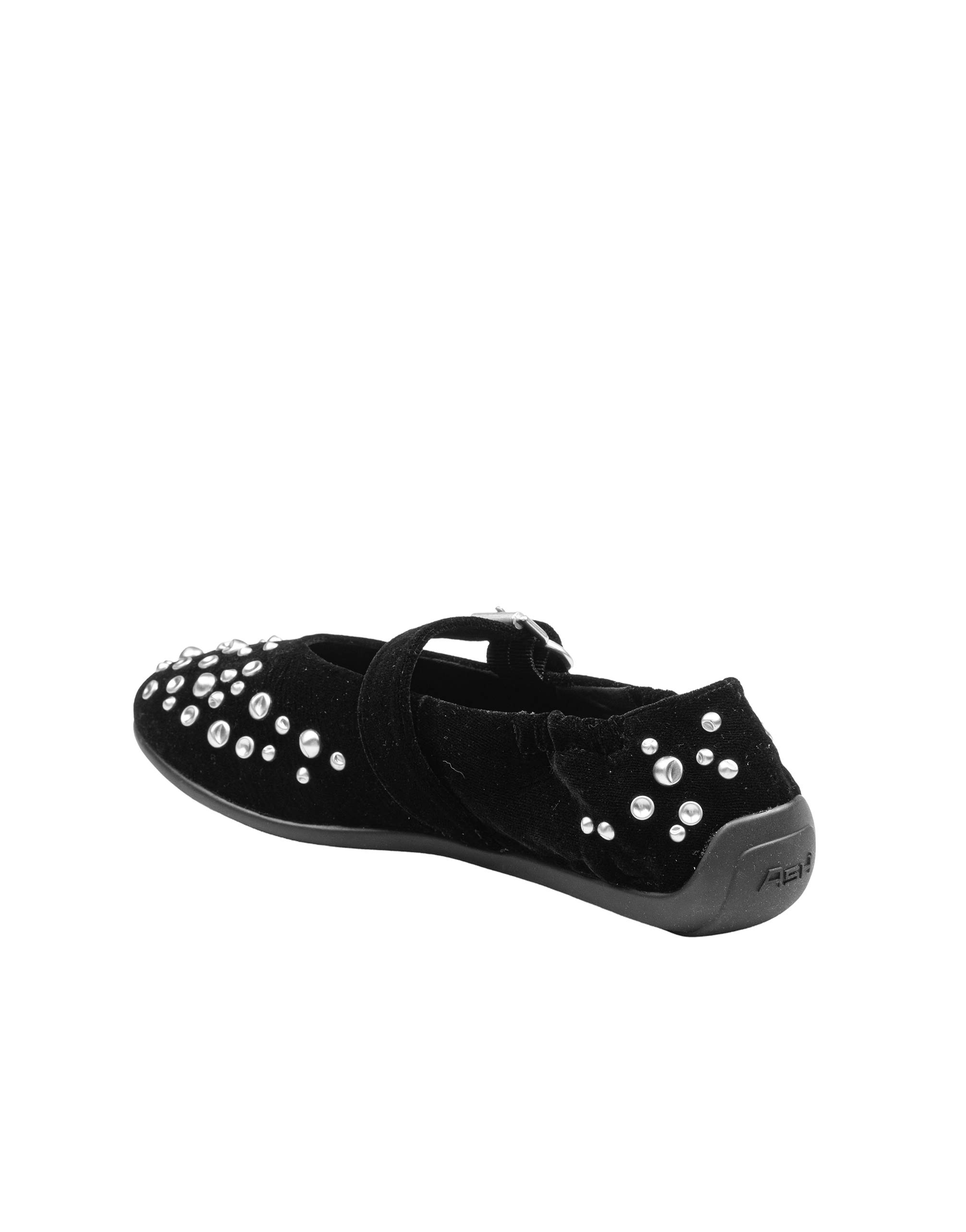 ASH BALLERINA MIMOSA IN VELLUTO NERO