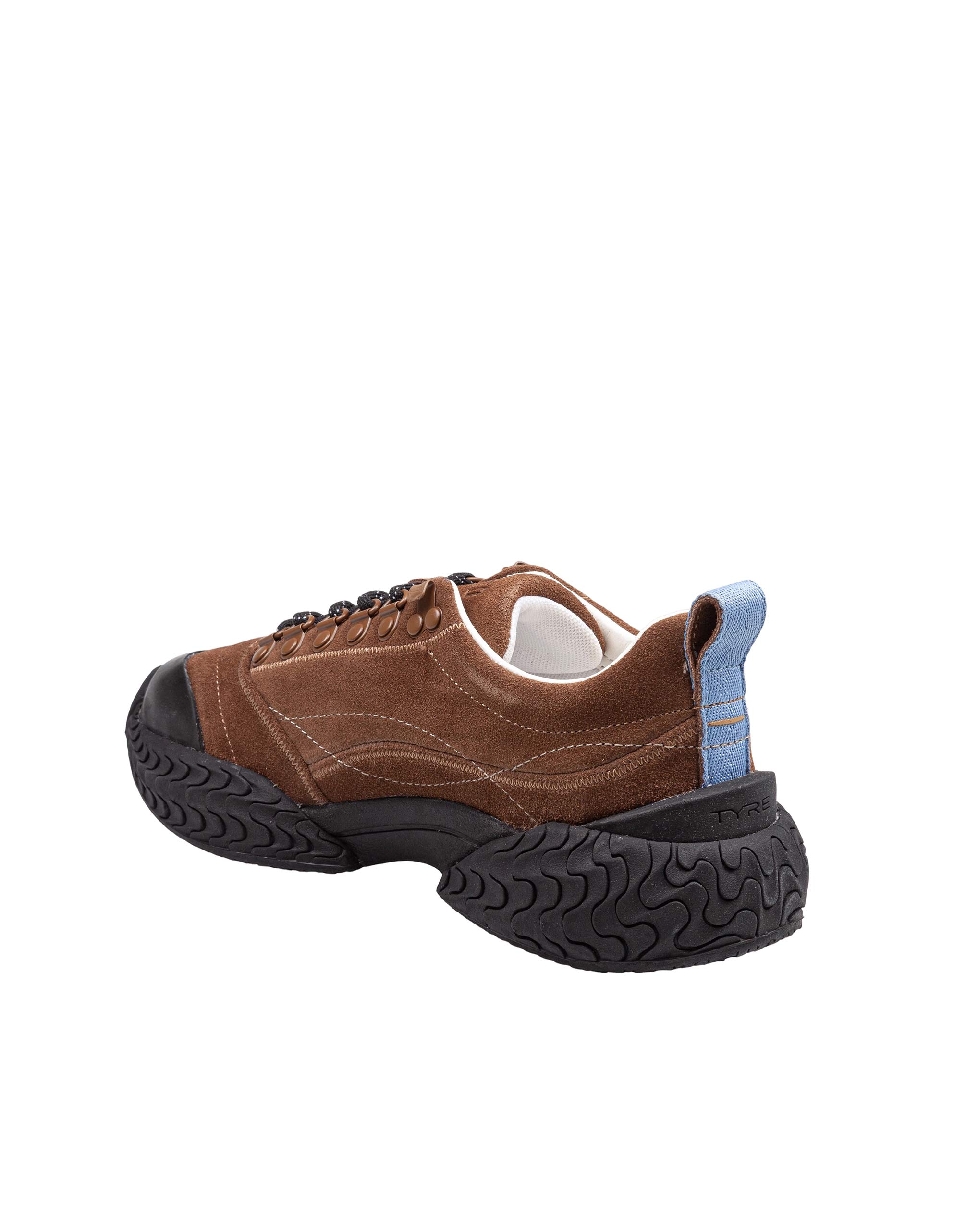GHOUD TYRE SNEAKERS IN CUOIO SUEDE