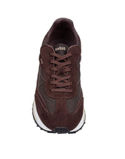 GHOUD SNEAKERS RUSH M9 LOW IN NYLON E SUEDE COLORE CACAO
