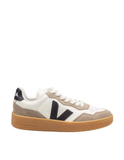 VEJA SNEAKERS V-90 IN PELLE E CAMOSCIO