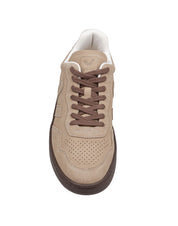 VEJA V-90 TAUPE SUEDE SNEAKERS