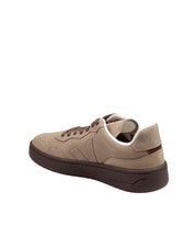 VEJA V-90 TAUPE SUEDE SNEAKERS