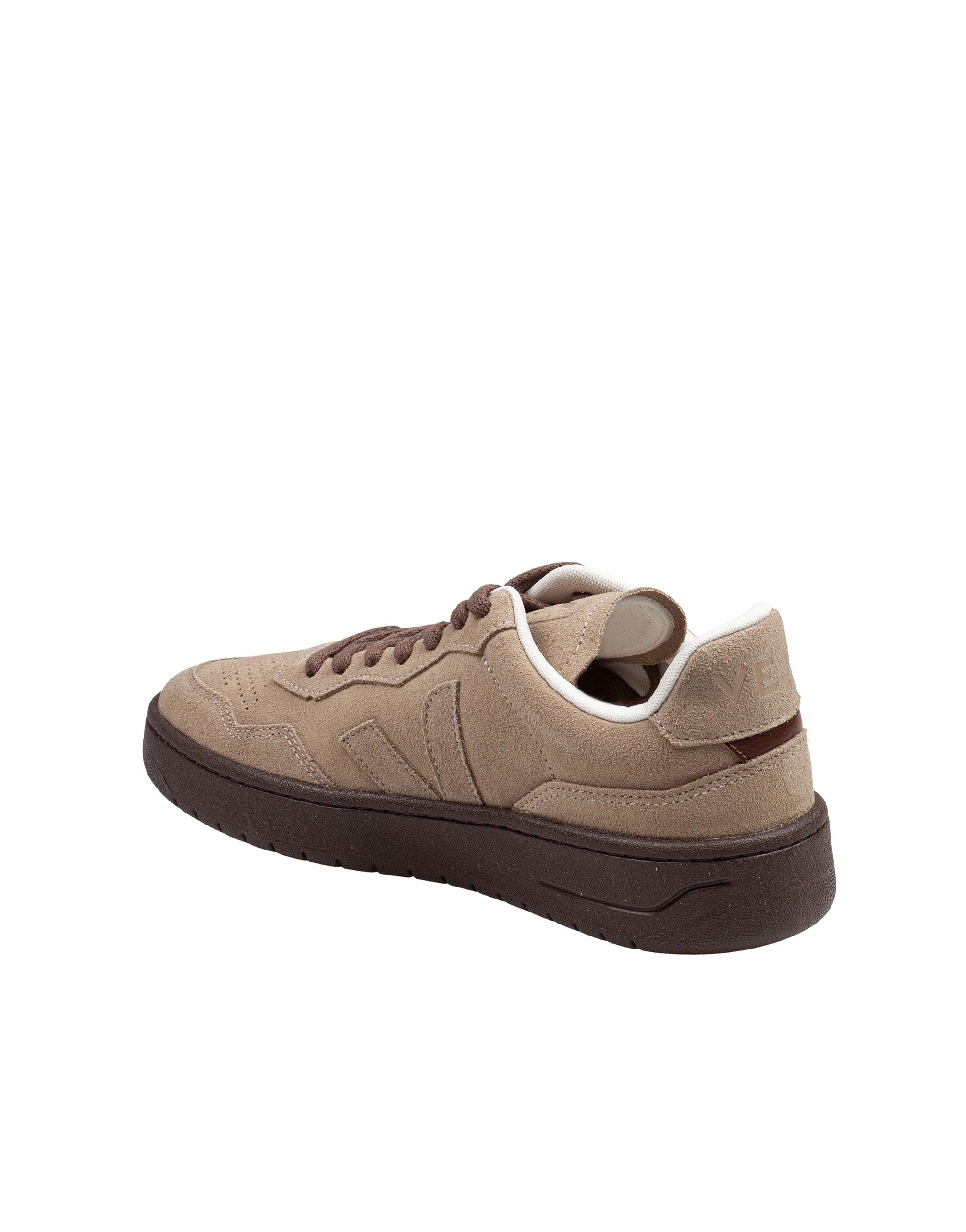 VEJA V-90 TAUPE SUEDE SNEAKERS
