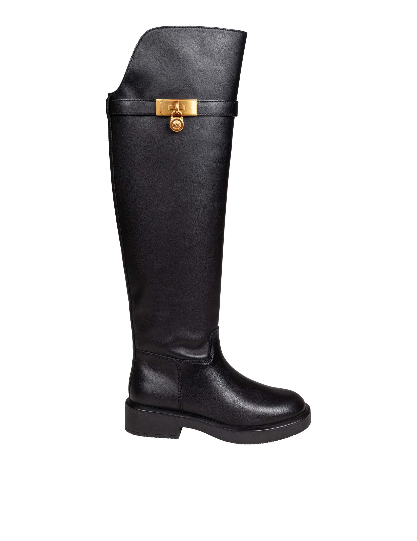 MICHAEL KORS STIVALE HAMILTON IN PELLE COLORE NERO