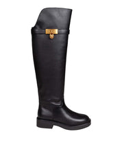 MICHAEL KORS STIVALE HAMILTON IN PELLE COLORE NERO