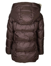 PEUTEREY VERTIS SHORT DOWN JACKET IN FAUX FUR