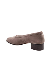 MAISON MARGIELA TABI BALLERINAS NEW H30 IN TAUPE SUEDE