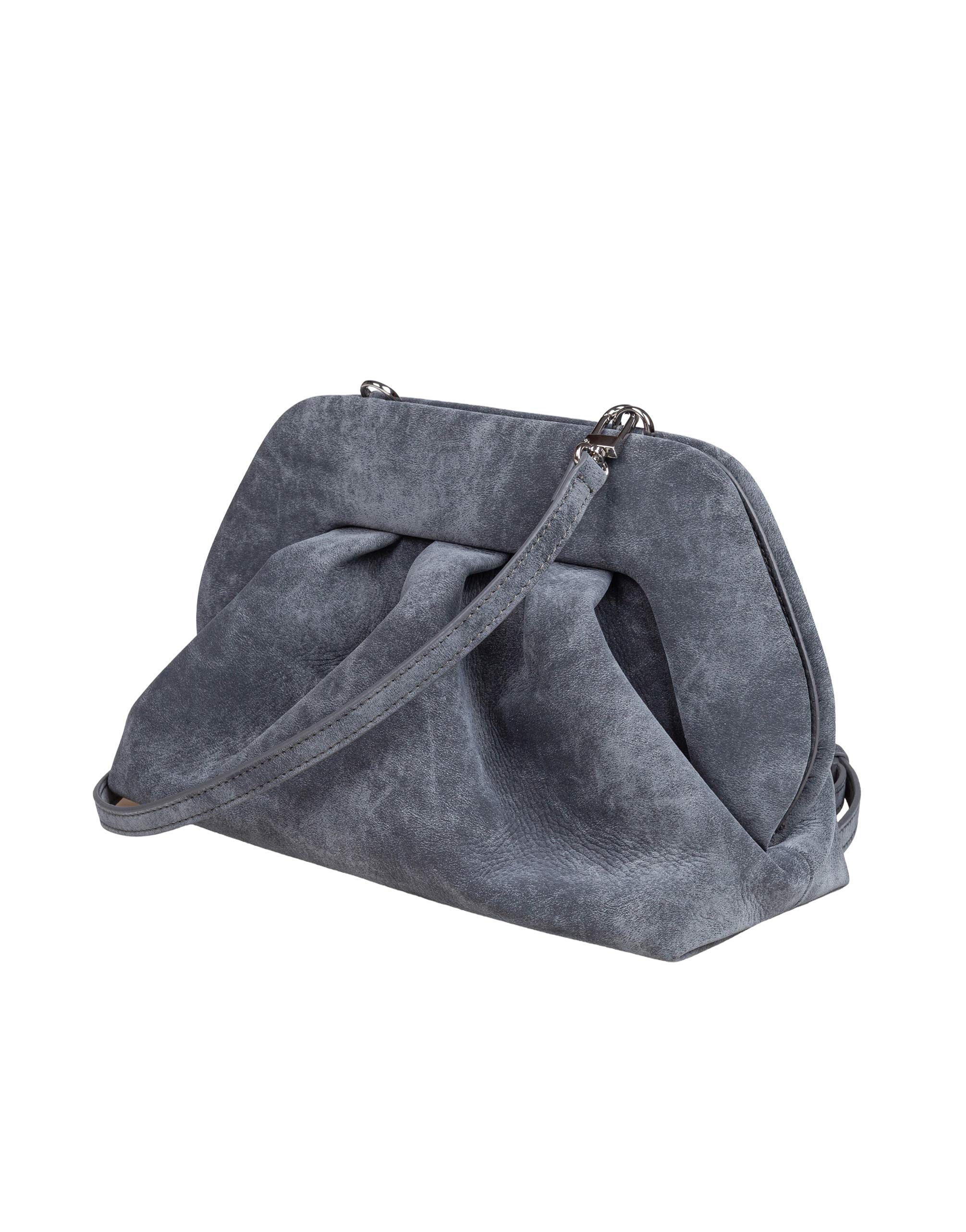 THEMOIRè BIOS POCHETTE MEDIUM NABUK BOTTALATO COLORE ANTACITE