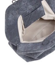 THEMOIRè BIOS POCHETTE MEDIUM NABUK BOTTALATO COLORE ANTACITE