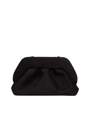 THEMOIRè BIOS MEDIUM CLUTCH IN SUEDE COLORE NERO