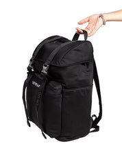OFF-WHITE BLACK NYLON BACKPACK