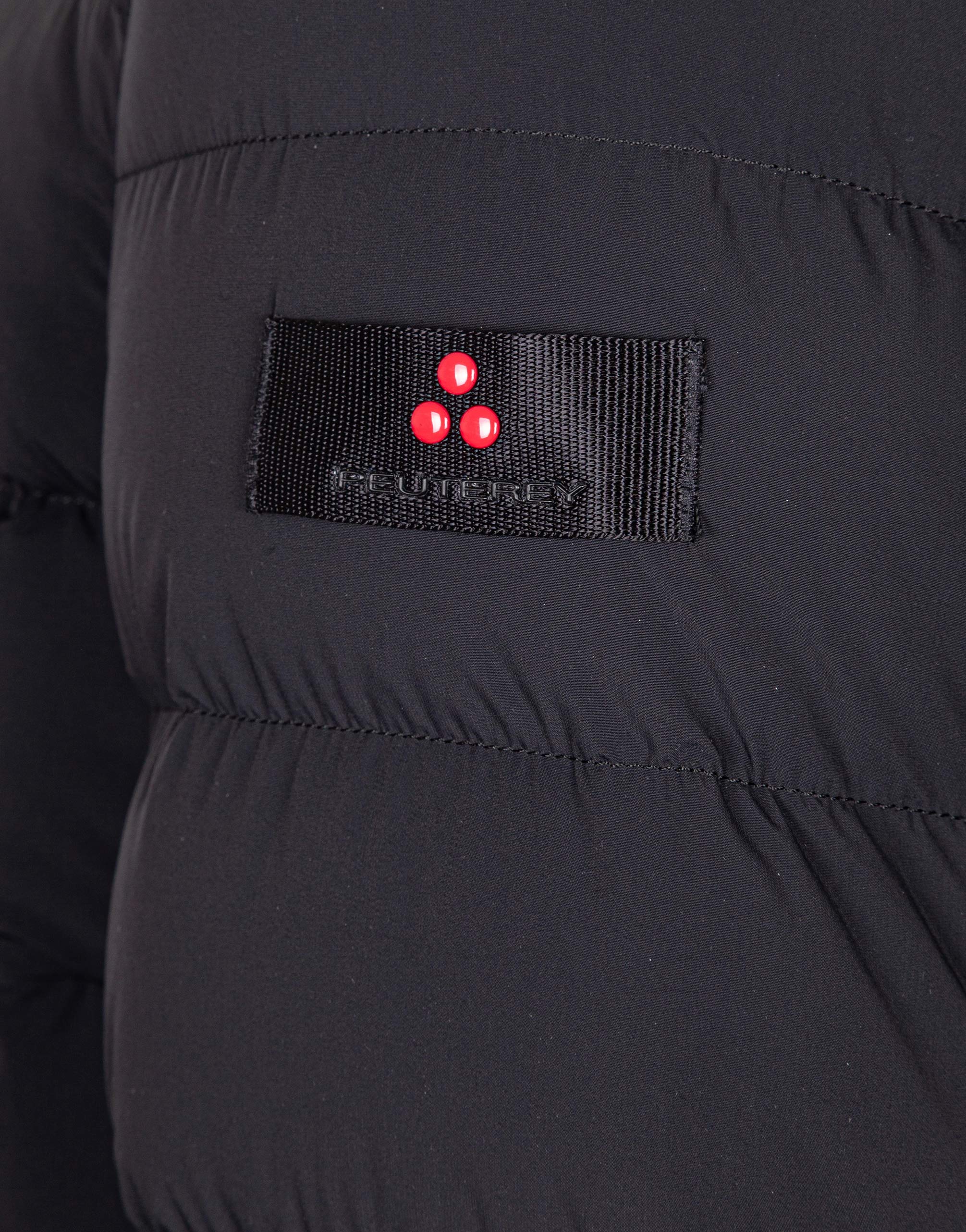 PEUTEREY NIGEL BLACK NYLON DOWN JACKET
