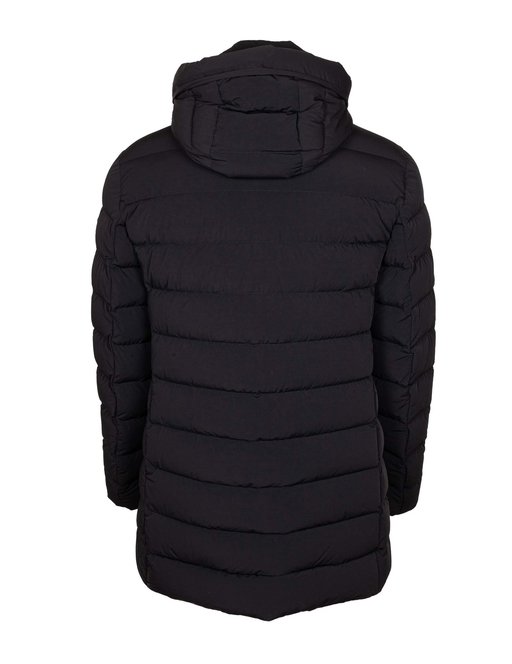 PEUTEREY NIGEL BLACK NYLON DOWN JACKET