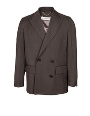 GOLDEN GOOSE BLAZER DOPPIOPETTO COLORE VERDE TUNDRA