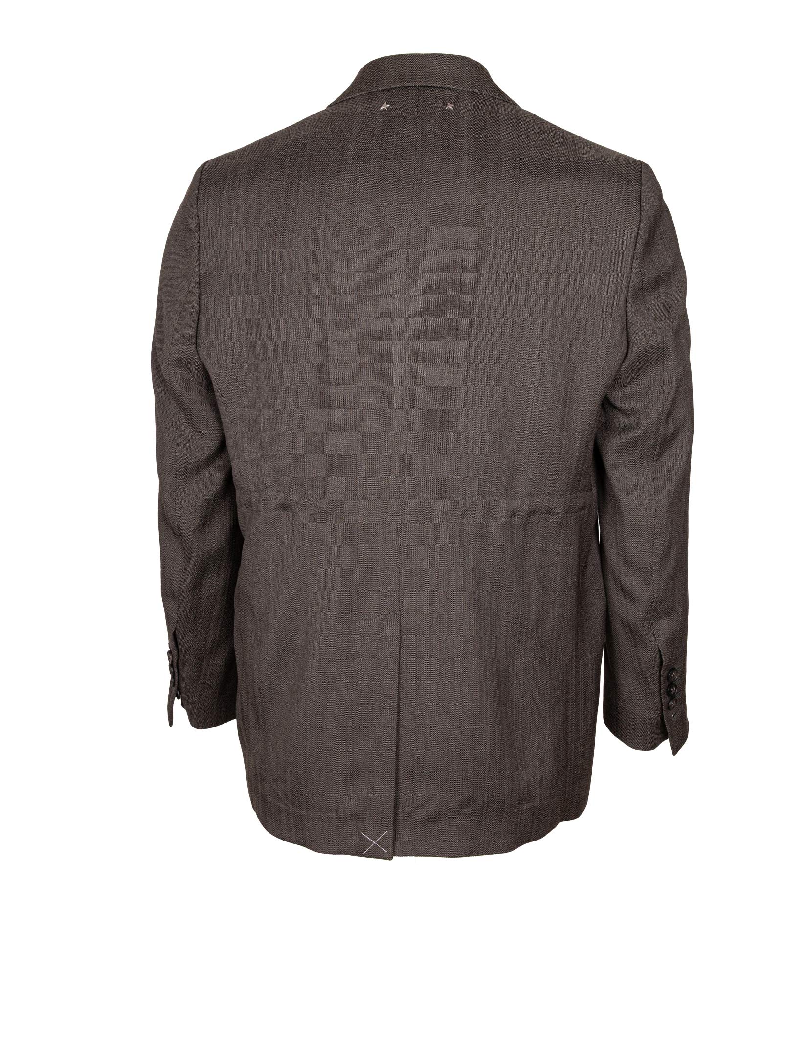 GOLDEN GOOSE BLAZER DOPPIOPETTO COLORE VERDE TUNDRA
