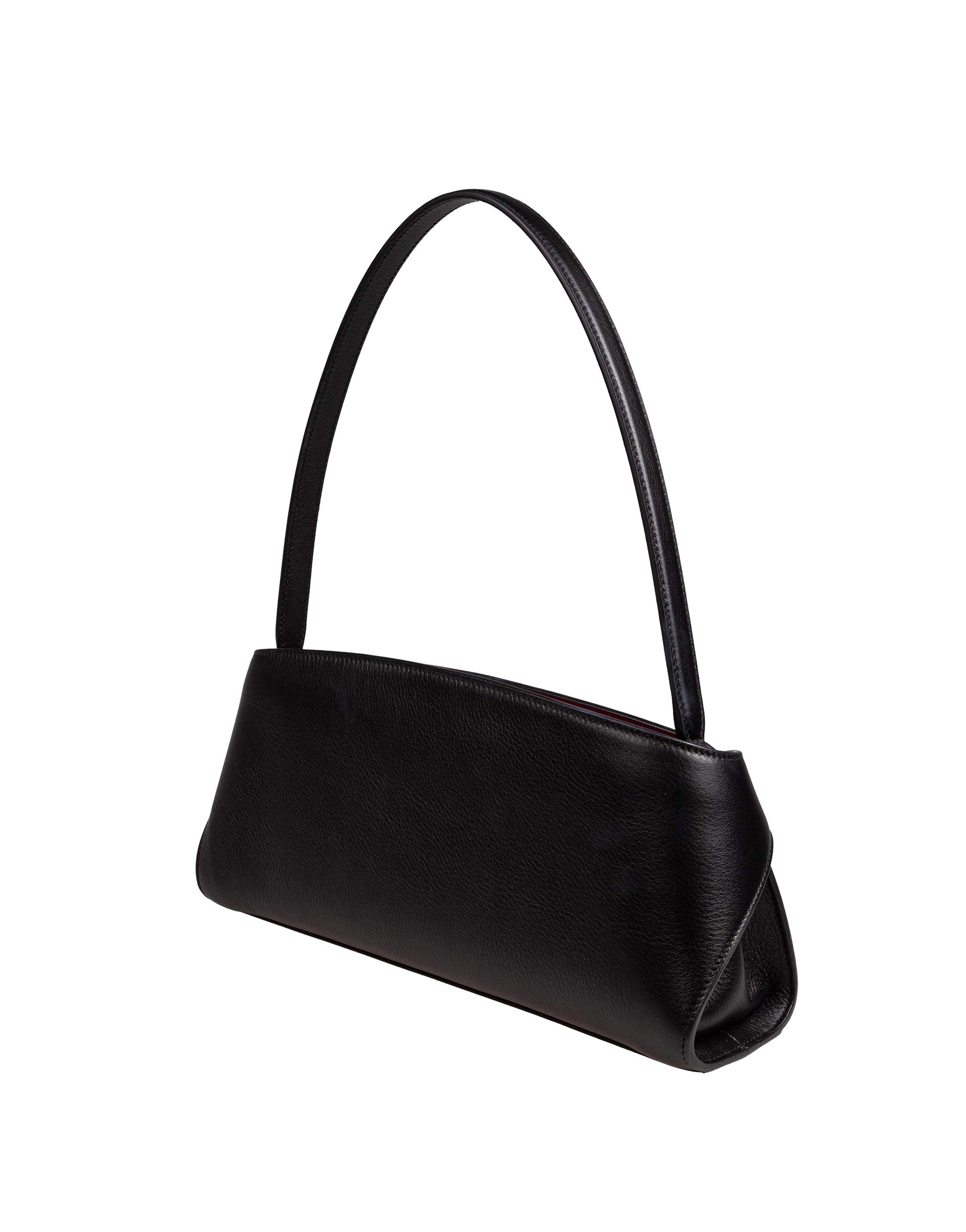 FERRAGAMO BORSA A SPALLA HUG IN PELLE