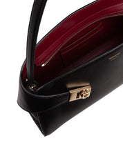 FERRAGAMO BORSA A SPALLA HUG IN PELLE