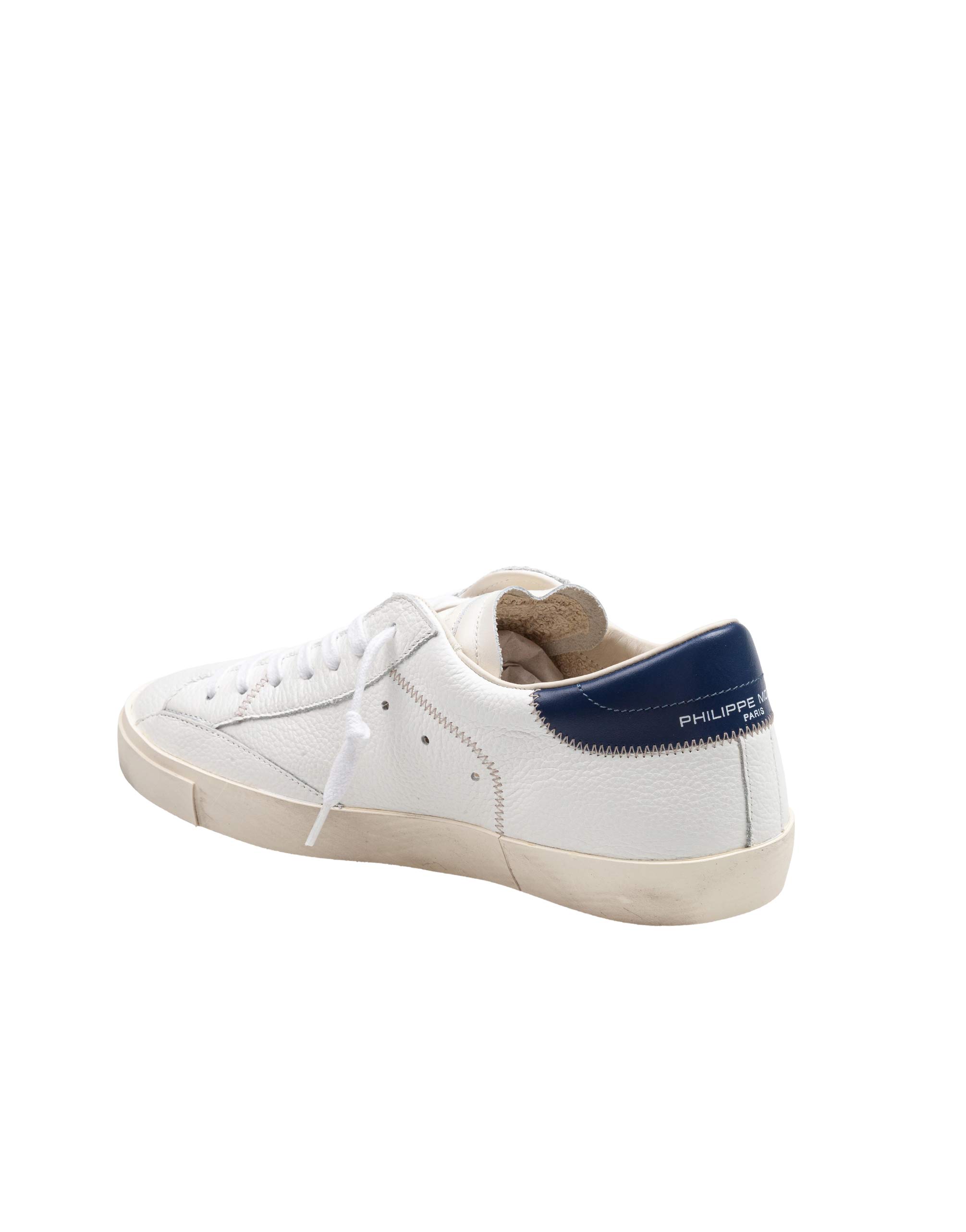 PHILIPPE MODEL PRSX LOW MAN IN PELLE