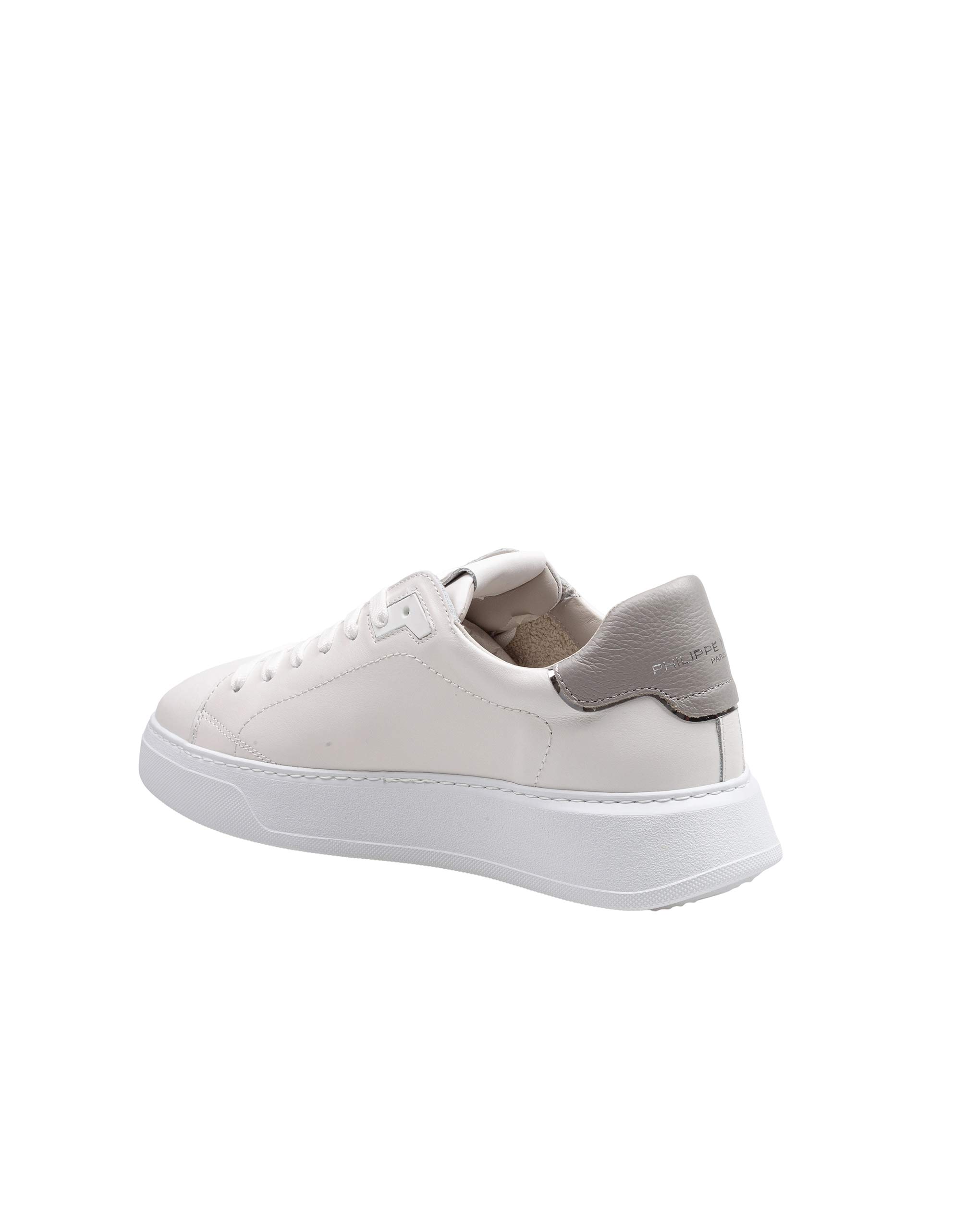 PHILIPPE MODEL SNEAKERS TEMPLE LOW IN PELLE