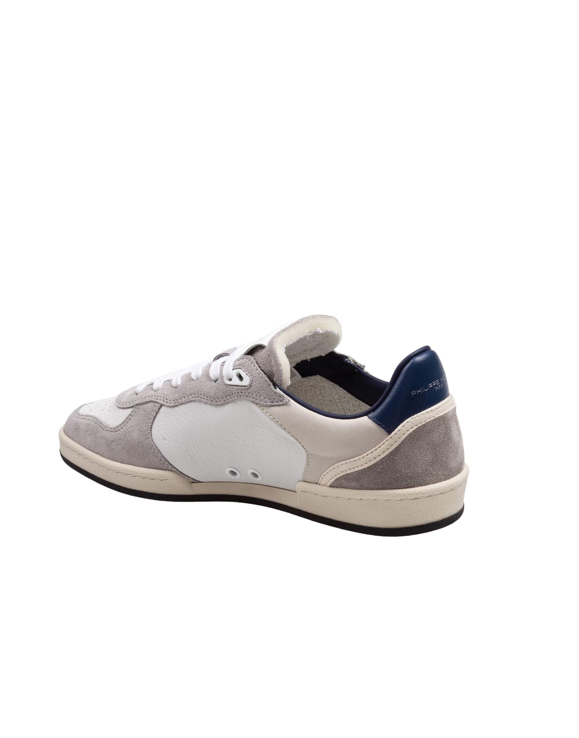 PHILIPPE MODEL PGAL LOW IN LEATHER AND SUEDE