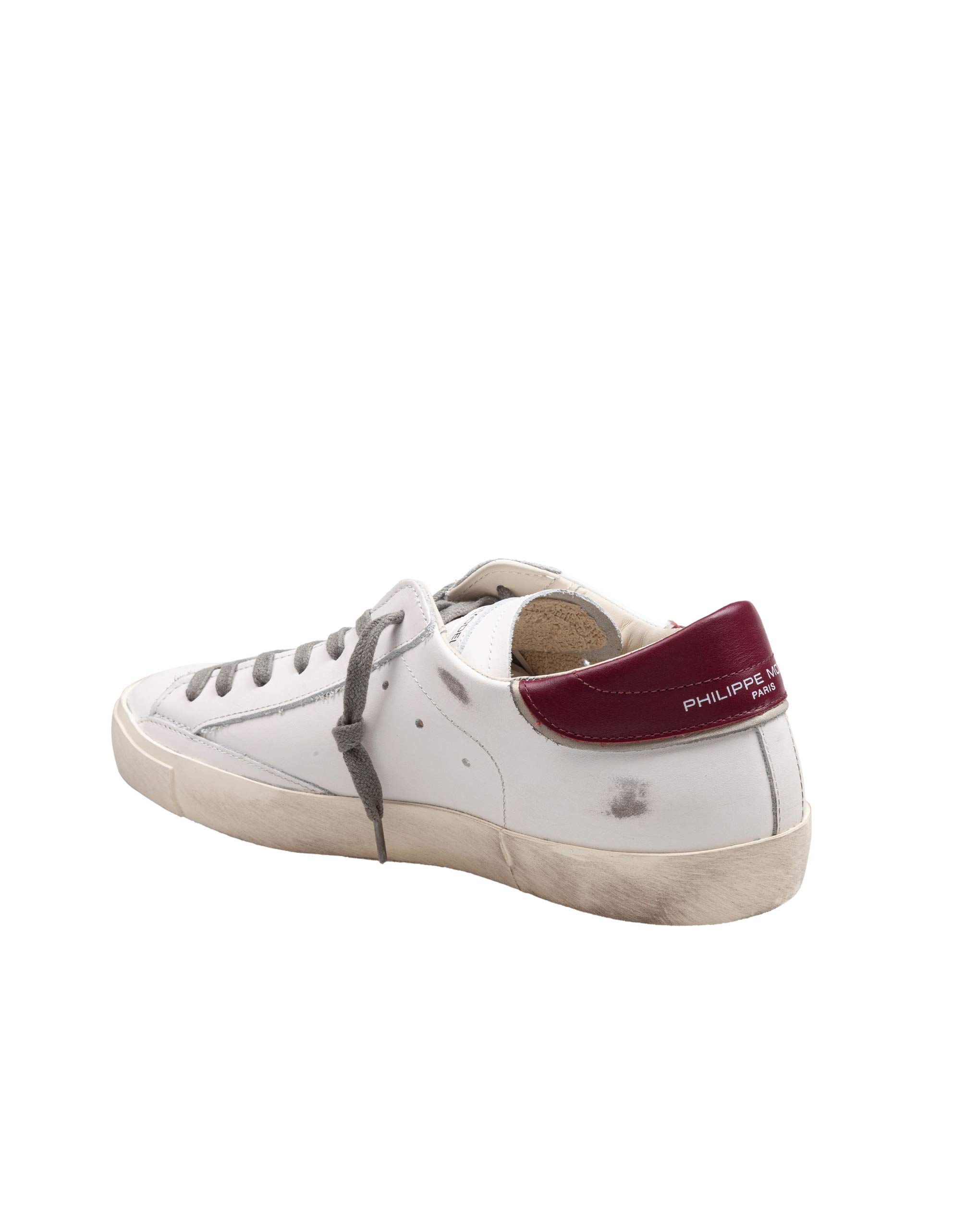 PHILIPPE MODEL PRSX LOW MAN IN PELLE