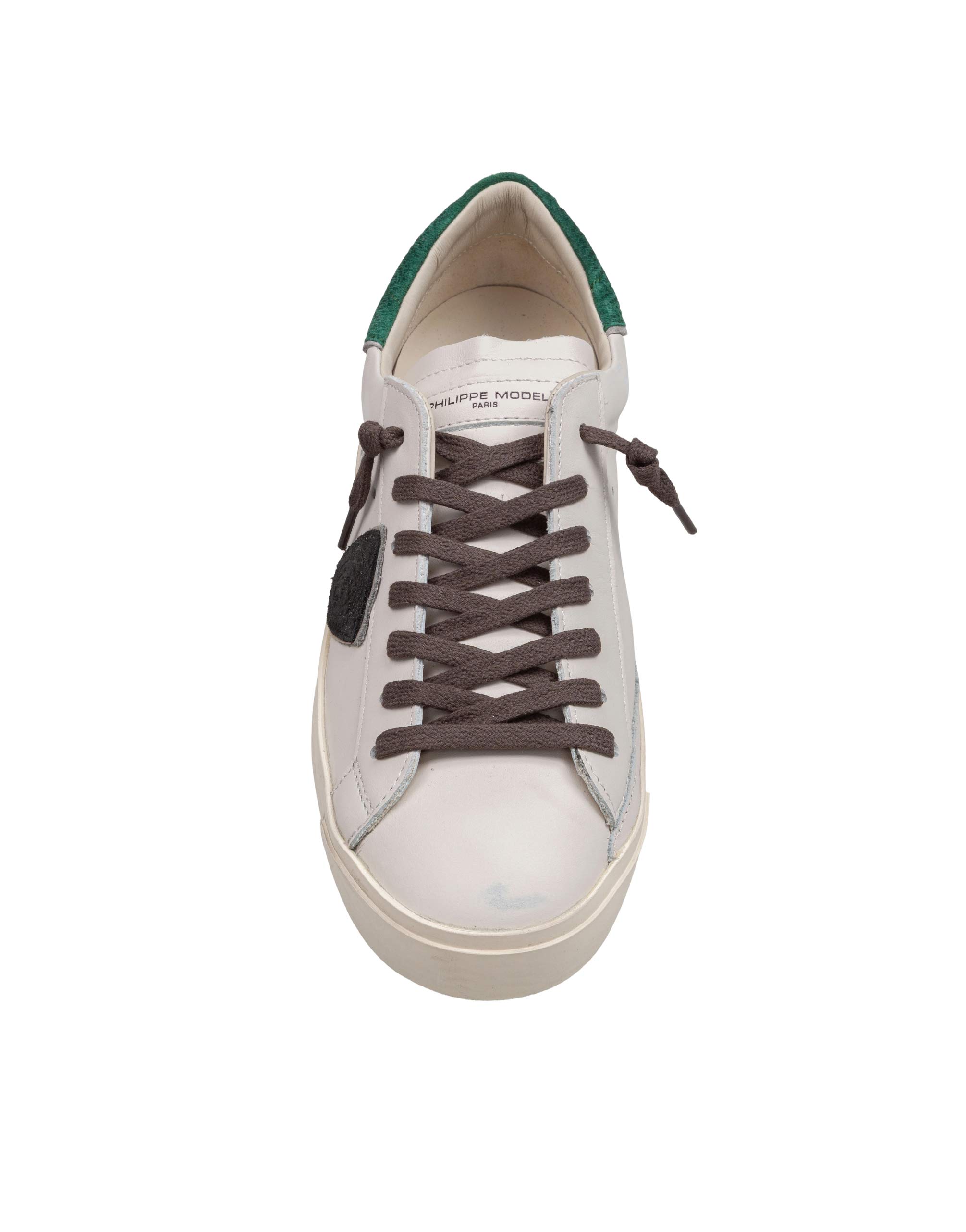 PHILIPPE MODEL PRSX LOW MAN IN PELLE