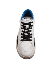 CRIME CHELSEA LEATHER AND SUEDE SNEAKERS