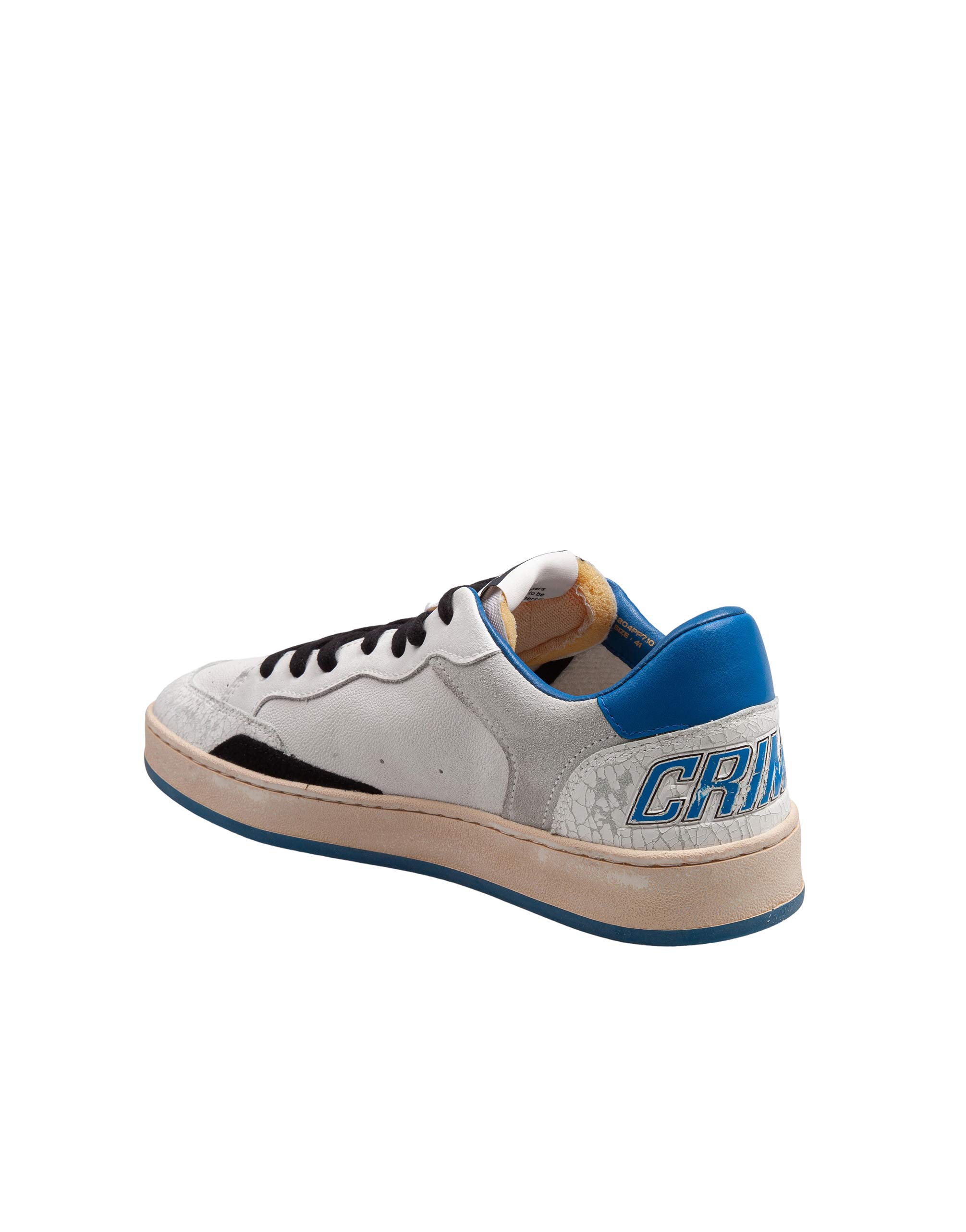 CRIME CHELSEA LEATHER AND SUEDE SNEAKERS